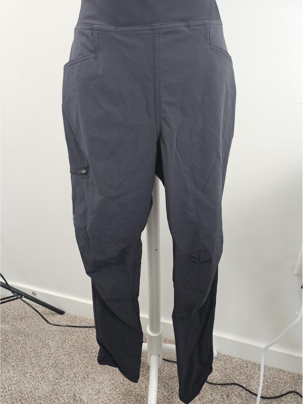 Black Diamond Women's Black Softshell Pants with Zip Pocket